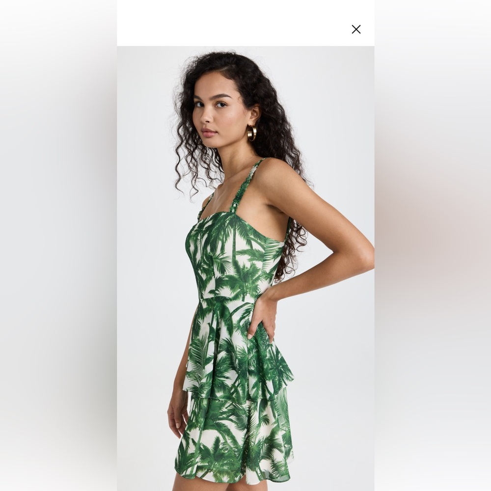 Amur Palm Print Dress